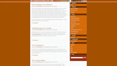 WK-gekte: iedereen een eigen voetbal-weblog