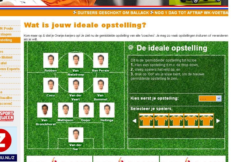 WK-gekte: online coach wil vaste krachten in basis