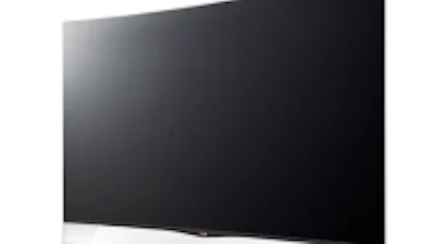 Eerste gebogen tv-scherm van LG