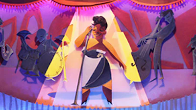 Ella Fitzgerald Google Doodle