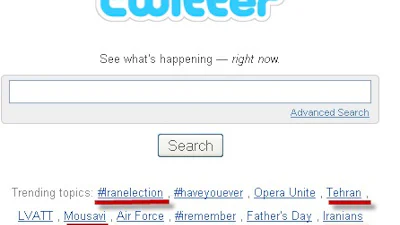 Twitter in ban van Iran