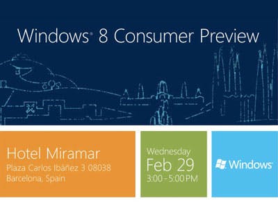 Windows 8 Consumer Preview 29 februari uit