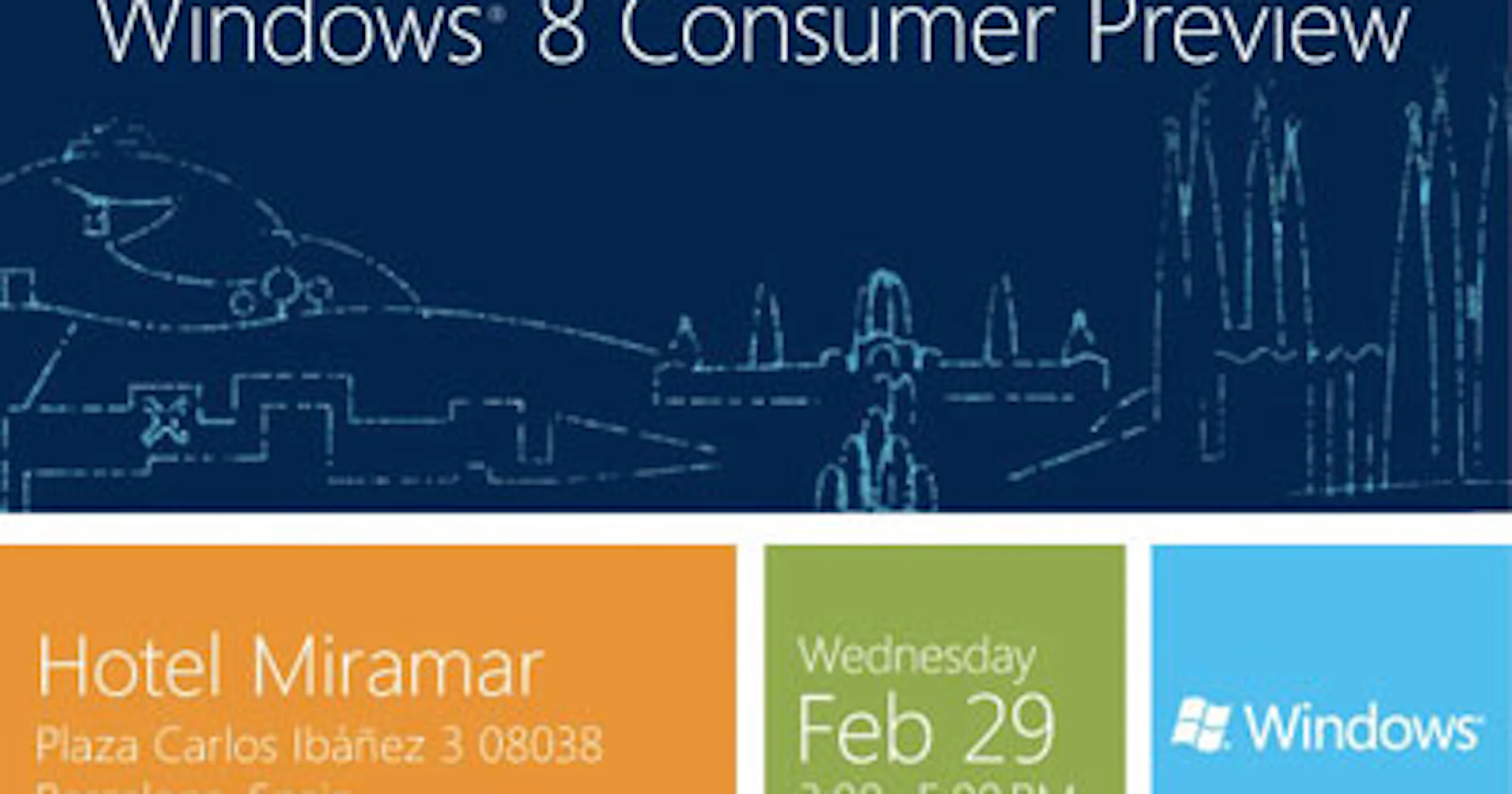 Windows 8 Consumer Preview 29 februari uit