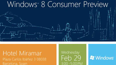 Windows 8 Consumer Preview 29 februari uit