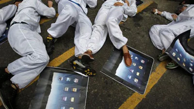 iPhone-gebruikers demonstreren tegen Apple
