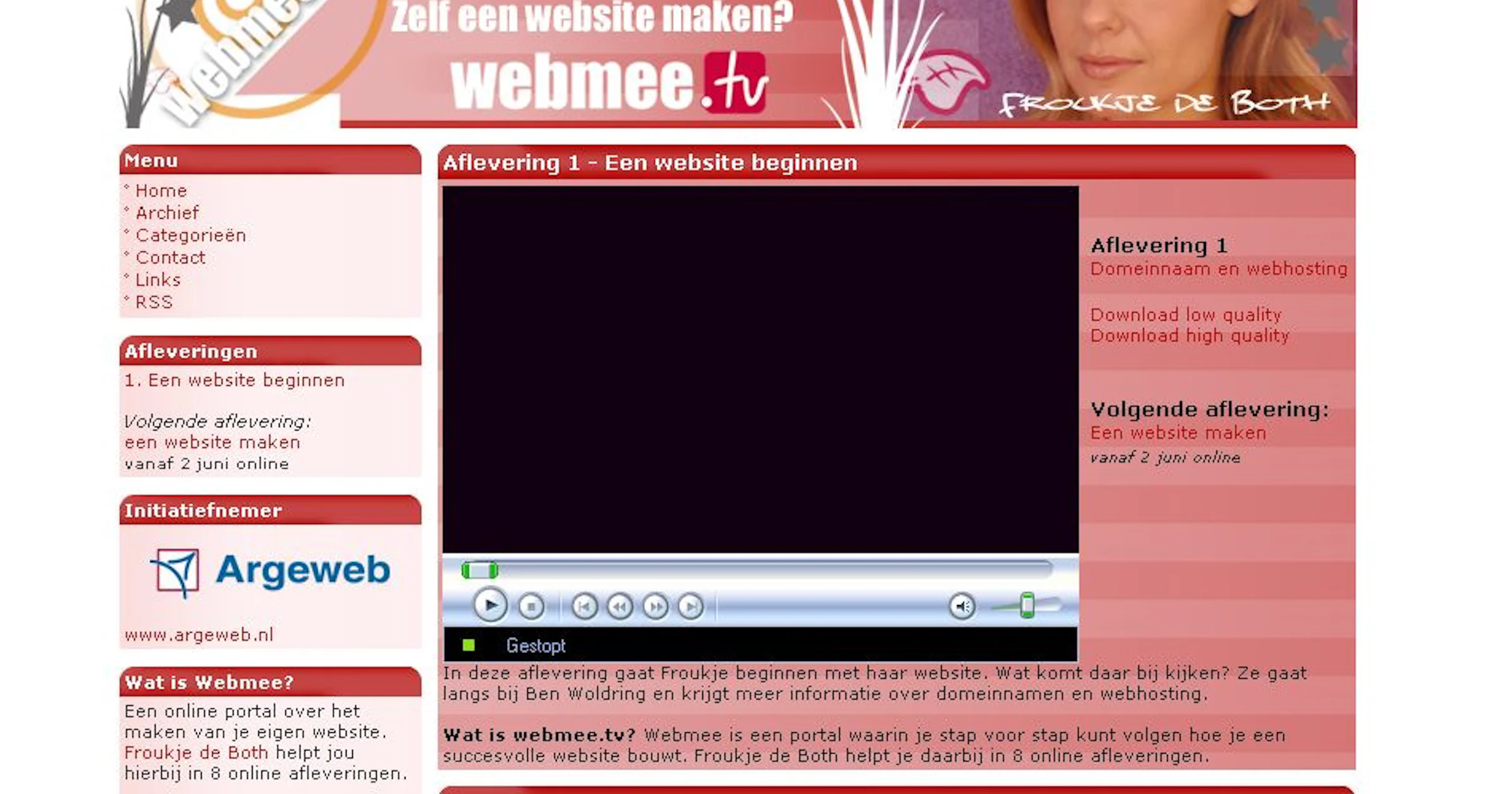Froukje de Both geeft online website bouwen-les