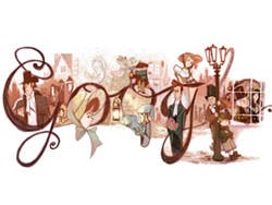 Google Doodle: Charles Dickens 200 jaar