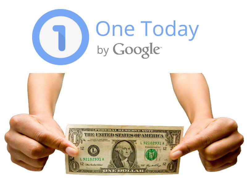 Google One Today app geeft aan goede doelen