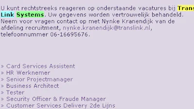 Translink zoekt Fraude-manager
