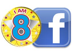 Facebook viert 8-jarig bestaan