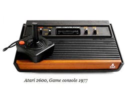 Geschiedenis van console spelcomputers tentoongesteld
