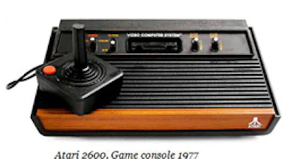 Geschiedenis van console spelcomputers tentoongesteld