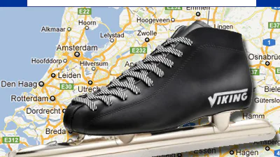 Schaatskaart van Nederland vernieuwd