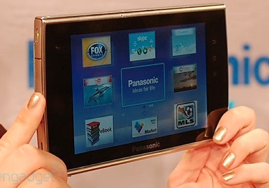 CES 2011: Panasonic toont Viera tablet voor tv's
