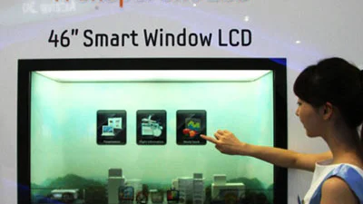 Samsung toont transparant LCD-scherm
