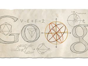 Leonhard Euler Google Doodle