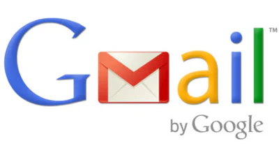Gmail-logo avond voor lancering in elkaar geflanst