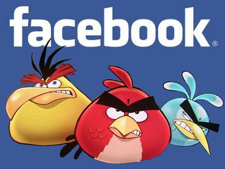 Angry Birds naar Facebook op 14 februari