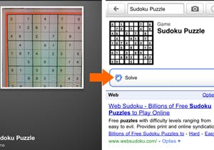 Sudoku puzzels oplossen met Google Goggles
