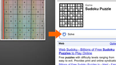 Sudoku puzzels oplossen met Google Goggles