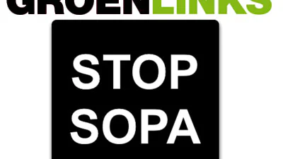GroenLinks op zwart tegen SOPA
