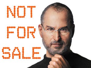 Steve Jobs-pop verboden