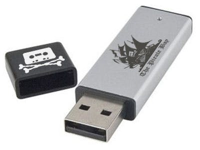The Pirate Bay compleet op usb-stick