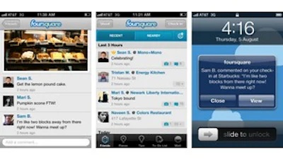 Nu ook foto's en reacties op Foursquare