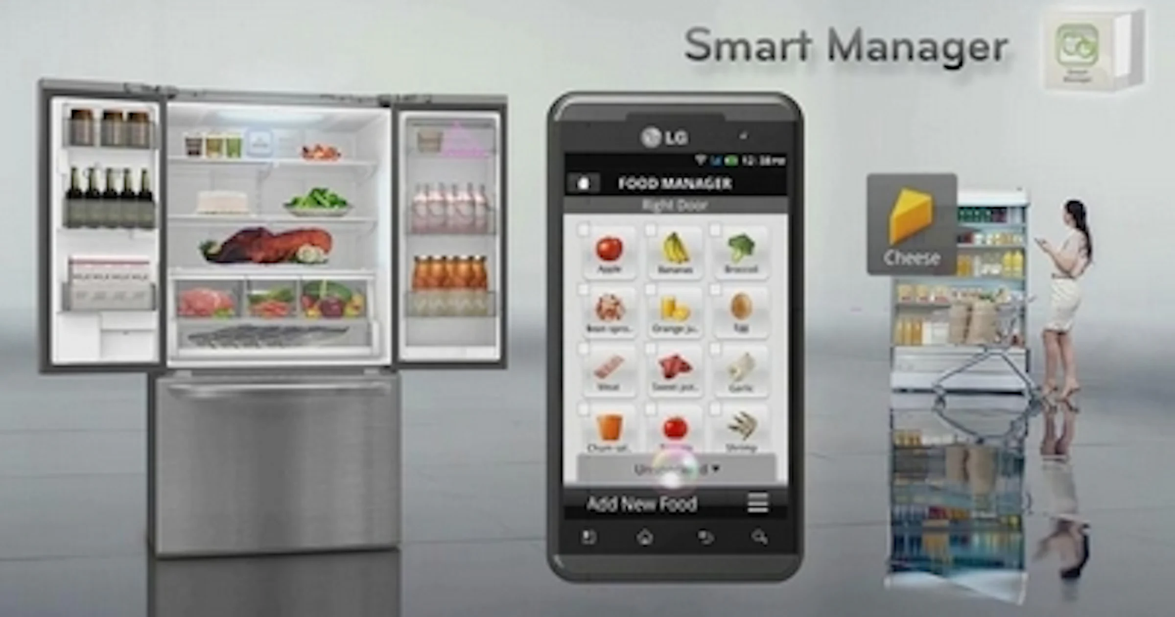 Huishoud-app: LG bedient koelkast met smartphone