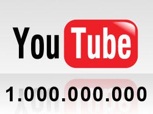 YouTube mijlpaal: 1 miljard maandelijkse bezoekers