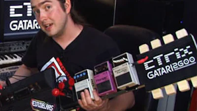 Atari 2600 omgebouwd tot elektrische gitaar