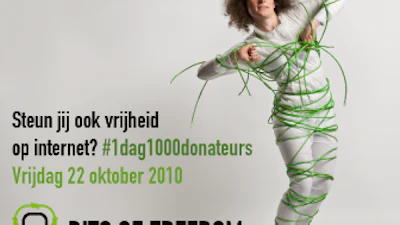 Grootscheepse wervingsactie Bits Of Freedom