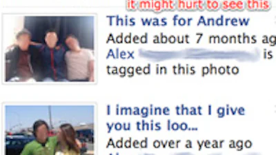 Vermijd je ex op Facebook