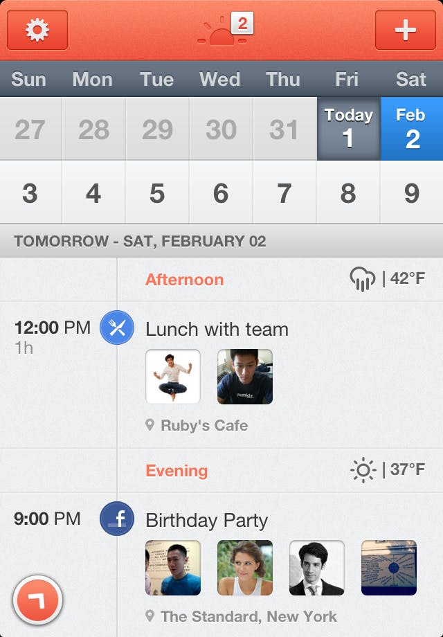 Sunrise Calendar