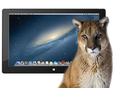 Microsoft Surface Pro draait Apple OS X?