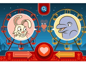 George Ferris Valentijnsdag Google Doodle