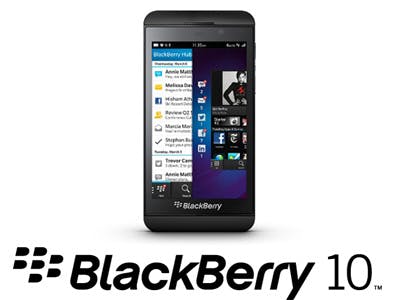 BlackBerry Z10 goed voor Brits verkooprecord