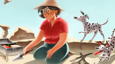 Mary Leakey Google Doodle