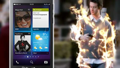 BlackBerry Z10-reclame toont wat toestel niet kan