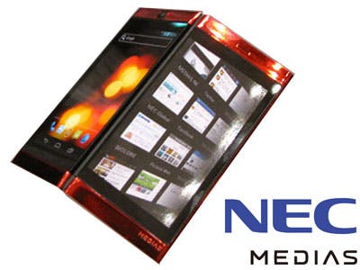 NEC MEDIAS W: Smartphone met twee schermen