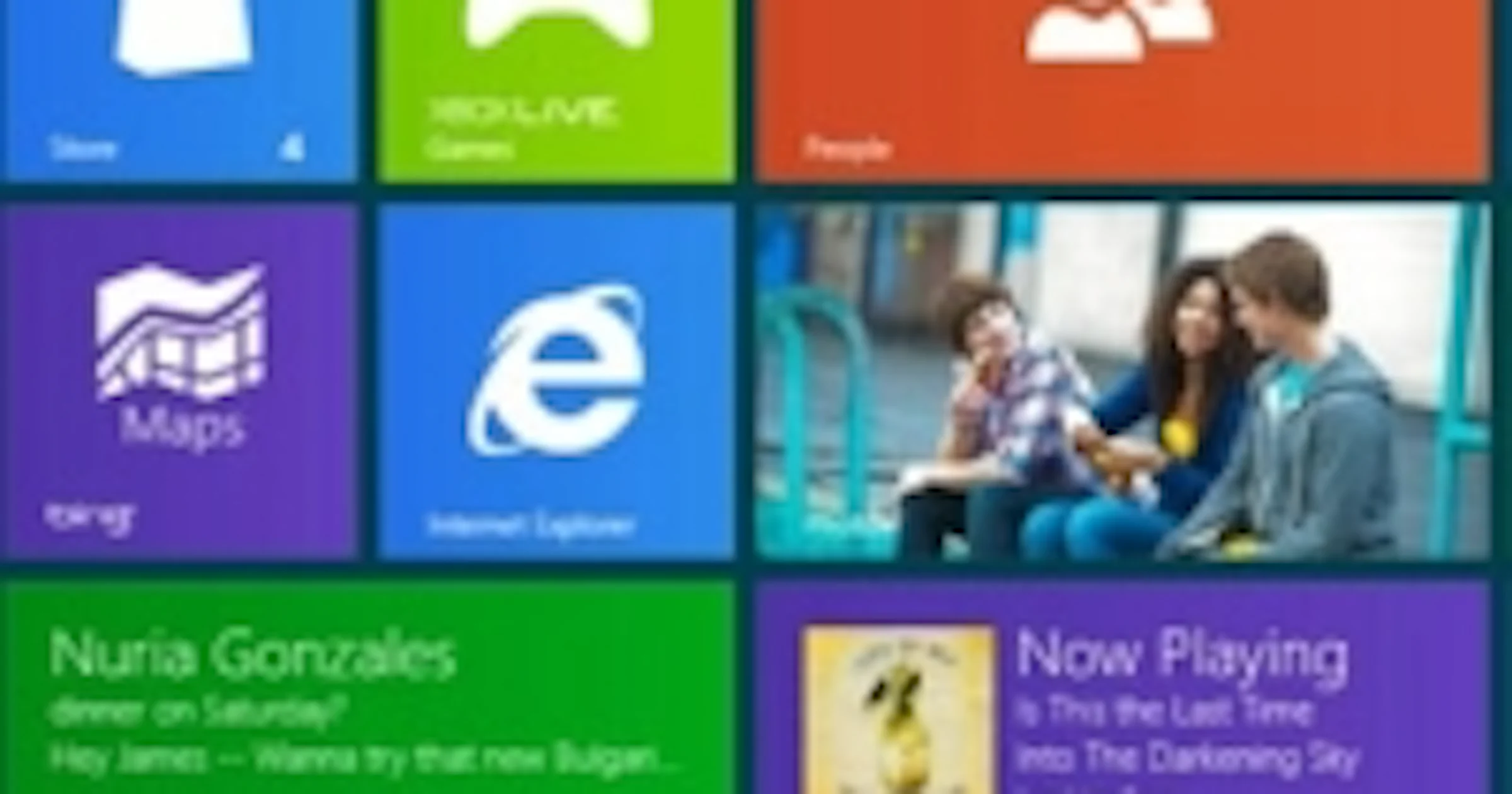 Verkopen Windows 8 vallen tegen