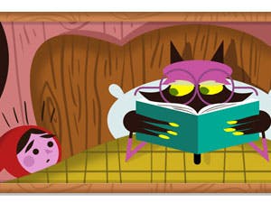 Grimm Roodkapje Google Doodle