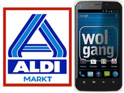 Aldi Wolfgang AS43D2 Android 4 smartphone op 1 september