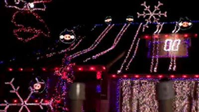Angry Birds interactieve kerstverlichting
