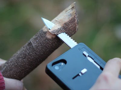 iPhone met ingebouwd mes