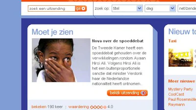 Hirsi Ali en single boeren veroorzaken online kijkpiek