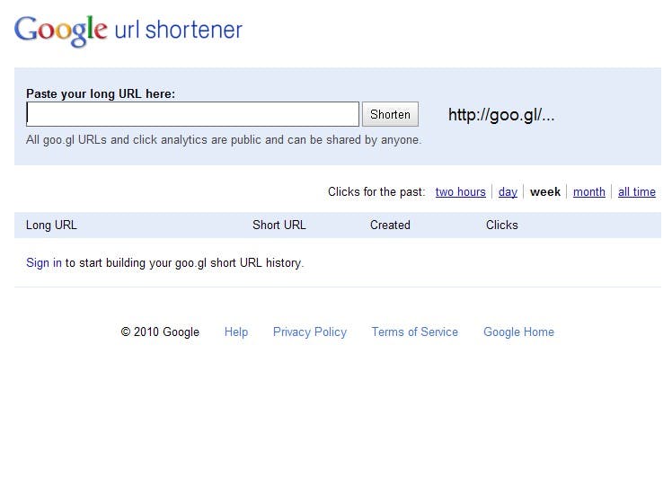 Url-verkorter Google nu voor iedereen beschikbaar
