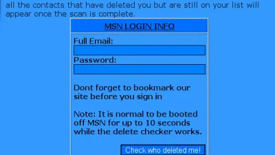 Eerste phishing-site ontdekt voor gebruikers MSN