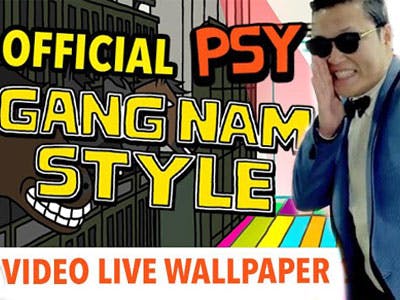 Gangnam Style Live Wallpaper voor Android 
