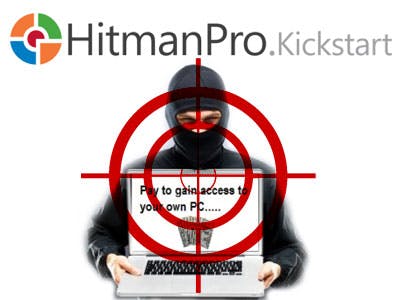 Gijzelvirus verwijderen met HitmanPro.Kickstart